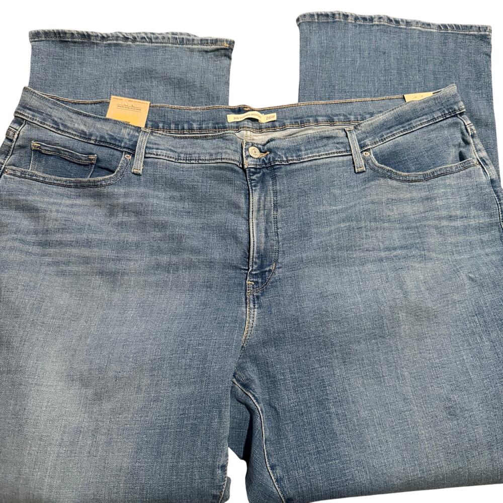 Levi's 315 Shaping Bootcut Hypersoft Mid-Rise Jeans, Women's Plus Size 26W, NWT